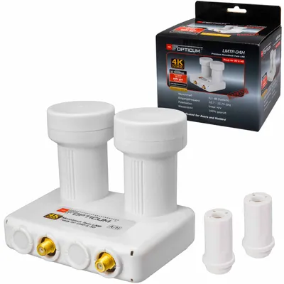 Produktbild von Opticum Monoblock Twin LNB Astra + Hotbird LMTP-04H
