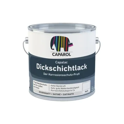Produktbild von Caparol Capalac Dickschichtlack, weiß, 2,5 Liter : 2,5 Liter