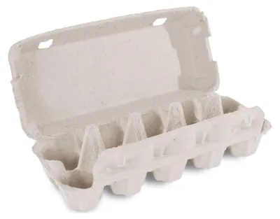 Produktbild von 154x Eierverpackungen für 10 Eier uni weiß . für S M L