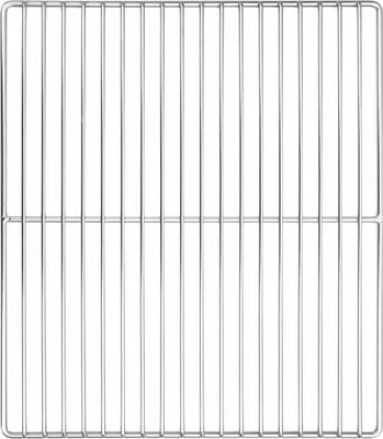 Image de Grille de barbecue Argenté 40 x 35 cm Acier inoxydable