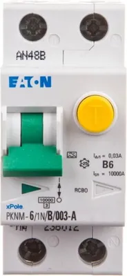 Produktbild von Differenzialschutzschalter 2P 6A B 0,03A Typ A PKNM 6/1N/B/003-A-MW 236012