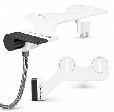 Produktbild von Bidet-Aufsatz für die Toilette mit stufenloser Wasserdruckregulierung