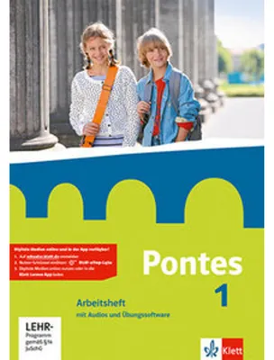 Produktbild von Pontes 1. Arbeitsheft mit Audios und Übungssoftware 1. Lernjahr