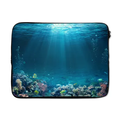 Obrázek produktu pro Pouzdro na notebook 17 palců Oceán - Ryby - Korály Brašna na notebook