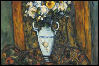 Produktbild von Plakat 91,5x61cm Vase of Flowers, Paul Cezanne Vintage für das Wohnzimmer