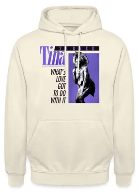 Produktbild von Spreadshirt Tina Turner What's Love Got To Do With It Uni Hoodie, L, Vanille-Milchshake