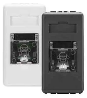 Obrázok produktu pre Gewiss GW20251, RJ-11, 1 modul/moduly, Biela