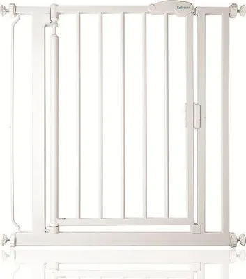 Produktbild von Safetots Druckmontage Selbstschließendes Treppengitter, 75cm - 82cm, Weiß