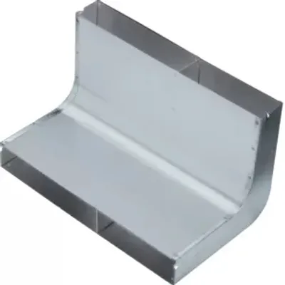 Immagine prodotto di Gomito verticale Hager a 2 vie in acciaio UK 340x48 UKK340482