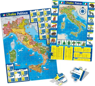 Produktbild von Lisciani 80571 Puzzle Puzzlespiel 108 Stück(e) Landkarten