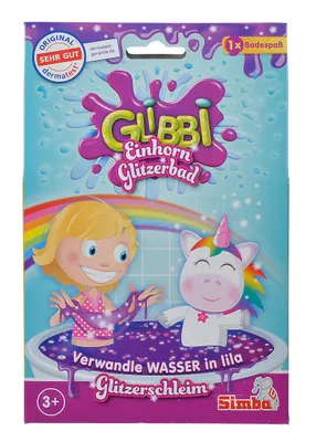 Imagen del producto de Simba Glibbi: Unicornio, baño con purpurina; 105953271