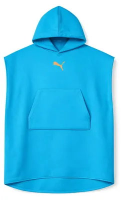 Produktbild von Puma Kinder Uni Badeponcho Poncho mit Kapuze Strand Schwimmbad, Farbe:Blue, Bekleidung:10 - 13 Jahre