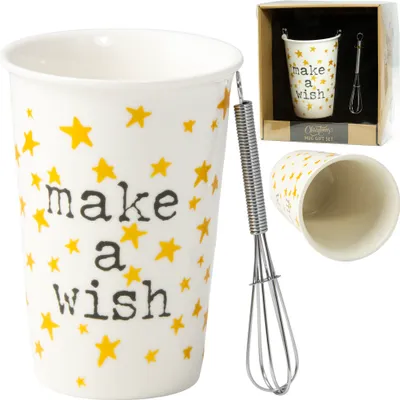 Image de Coffret cadeau mug de Noël en porcelaine + agitateur