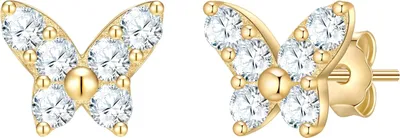 Produktbild von Glanzstücke München Ohrstecker Schmetterling Sterling Silber Zirkonia 50084383