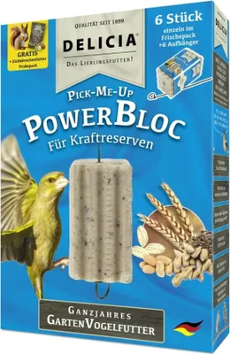 Image de DELICIA PowerBloc Nourriture pour oiseaux 6pc - 12x95g