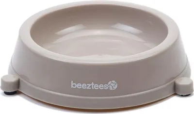 Produktbild von Beeztees - Katzennapf - Anti-Rutsch - Beige - 17x17x3,5 cm - 200 ml