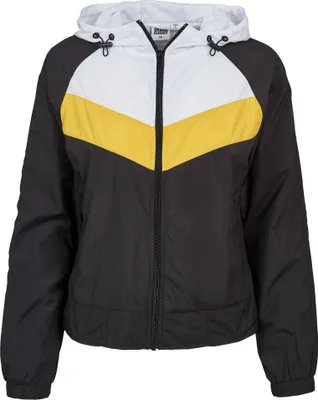 Produktbild von Urban Classics Ladies - 3-Tone Windbreaker Jacke - M