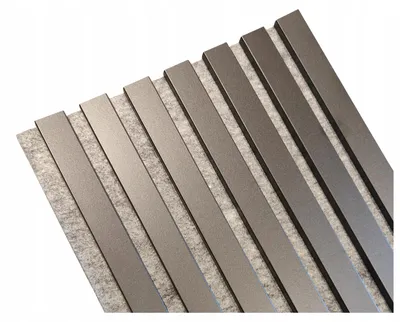 Produktbild von Lamelwände 30x250 cm - MDF-Paneele - dekorative Wandpaneele - moderne Wandverkleidung - Schwarz