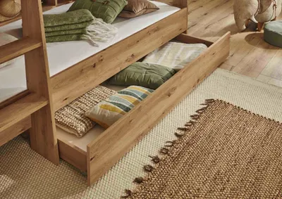 Produktbild von Relita Bettkasten auf Rollen zu Etagenbett SWAY, Ausf. Eiche Artisan Nachbildung