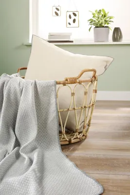 Produktbild von Biederlack Wohndecke Structur Farbe grey Größe 150x180cm