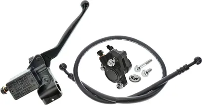 Produktbild von Handbremszylinder für Schnellgasgriff mit Bremssattel, Bremsschlauch Mokick 815mm