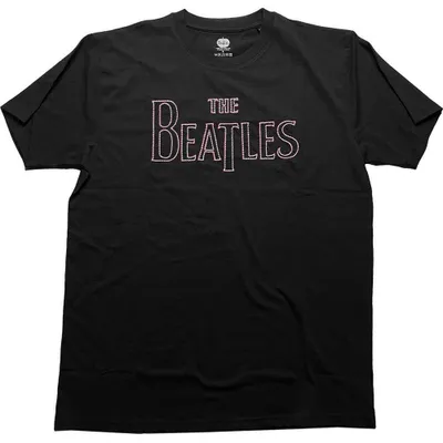 Immagine prodotto di The Beatles Drop T Ricamato Nero XL Maglietta