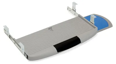 Produktbild von Emuca Tastaturhalterungen Mickey2, Stahl und Kunststoff, Kunststoff grau