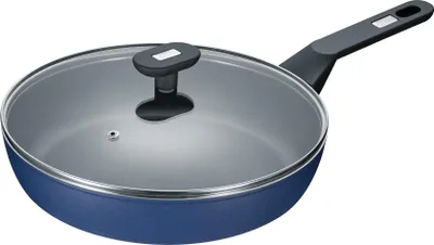 Produktbild von Schmorpfanne "Münster" mit Glasdeckel 28 cm – vielseitig, robust & aromatisch kochen