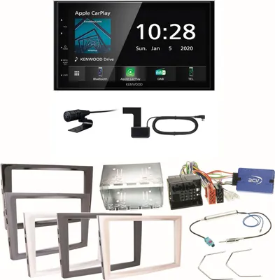 Produktbild von Kenwood DMX5020DABS CarPlay Einbauset für Opel Astra H Corsa D Zafira B Antara