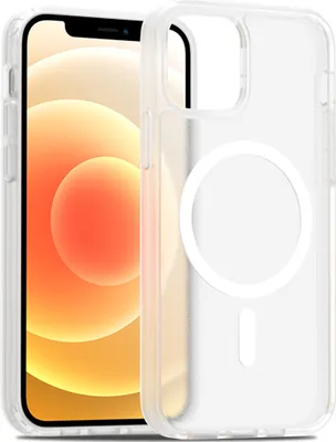 Immagine prodotto di Custodia magnetica per iPhone 12 / iPhone 12 Pro, compatibile con MagSafe, retro trasparente opaco, resistente agli urti Trasparente