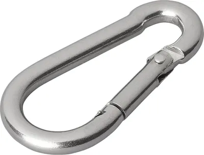 Productafbeelding van ProPlus Karabijnhaak, roestvrij staal, 5x50mm, klein [Karabijnhaak - Musketon - Karabijnhaak]