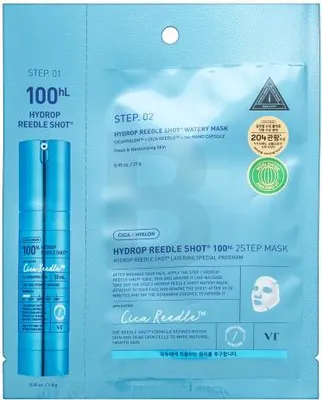 Zdjęcie produktu dla VT Cosmetics Hydrop Reedle Shot 100ʰˡ Hydrożelowa maseczka 2-etapowa