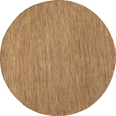 Obrázok produktu pre Mira, koberec, tkaný, kruhový, priemer 80 cm, hnedý
