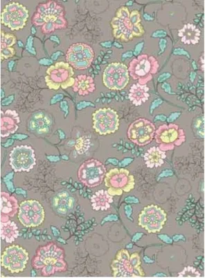 Produktbild von Klebefolie - Möbelfolie Fleur beige Blumen -  45 cm x 200 cm
