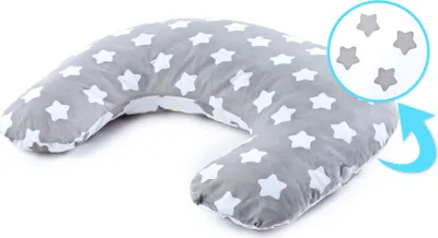 Produktbild von SENSILLO Stillkissen Mond Stillmond Kissen Stillhörnchen Sterne