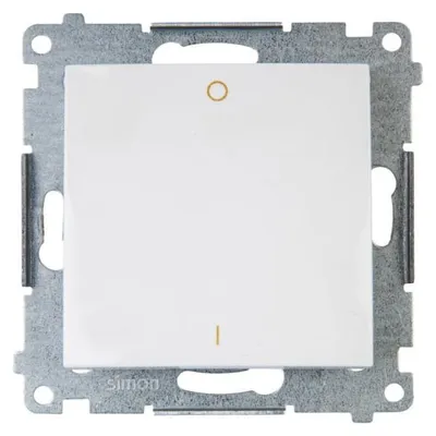 Image de Contact-Simon DW2A.01/11, Plastique, Blanc, IP20, IP44, 250 V, 16 A, 75 mm