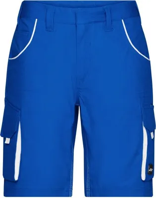 Produktbild von Workwear Bermudas - COLOR - royal/white, Gr. 44