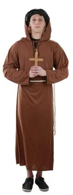 Produktbild von Kostüm Mönch + Kreuz Gr. S - XXXXL, Größe:M