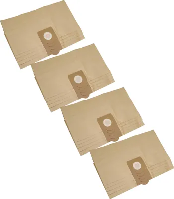 Produktbild von vhbw 20x Staubbeutel kompatibel mit Kärcher A 2001, K 2001, K 3011, NT 2001, NT 211, NT 3011 Staubsauger - 36,5cm x 29,8cm Sandfarben