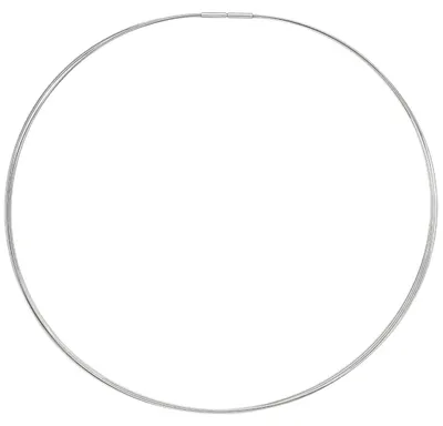Produktbild von 1,3mm Halsreif 5-reihige Halskette aus Edelstahl Edelstahlkette Halsschmuck 45cm