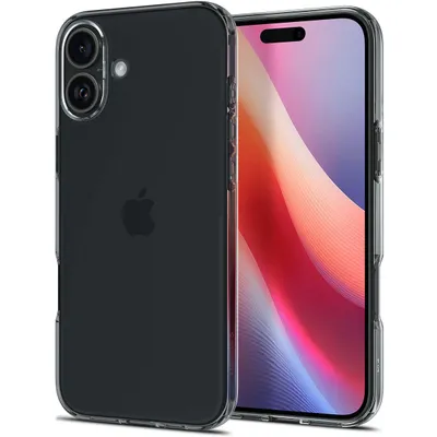Zdjęcie produktu dla Spigen Crystal Flex, Pokrowiec, Apple, iPhone 16, 15,5 cm (6.1"), Przezroczysty