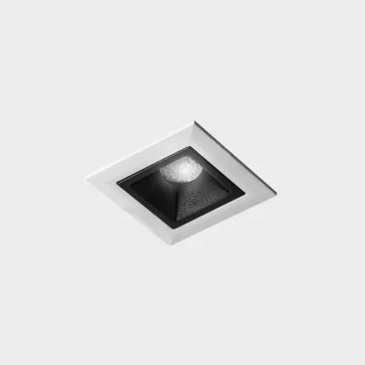 Imagen del producto de KOHL LIGHTING NSES: Foco empotrable con marco, 45x45 mm, blanco y , 2W, 45D, índice de reproducción cromática (CRI) 90, 3000K, compatible con DALI