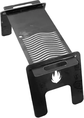 Produktbild von Feuerplatte to go mit Grillrost + Halterung 50 x 20 cm