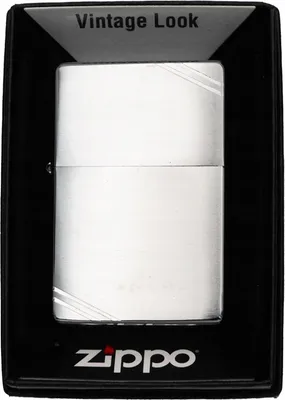 Produktbild von Zippo Vintage Brush Benzinfeuerzeug, Chrome