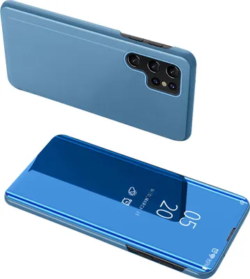 Immagine prodotto di Custodia Clear View per Samsung A05S con flip cover - Blu