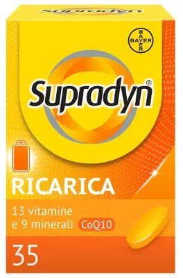 Immagine prodotto di Supradyn Ricarica Integratore Multivitaminico Completo Vitamine e Minerali, 35 Compresse