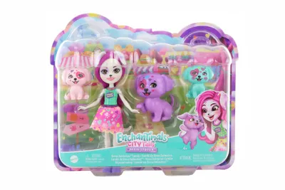 Obrázek produktu pro Enchantimals City Tails HKN14, Módní panenka, Ženy, 4 rok/roky, Chlapec/děvče, 170 mm, Vícebarevný