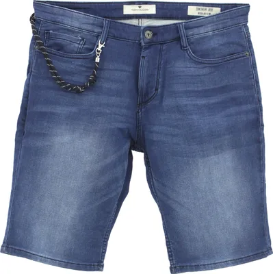 Produktbild von 25557 Tom Tailor, Josh, Herren kurze Jeans Shorts Bermudas, Stretchdenim, blue, W 36
