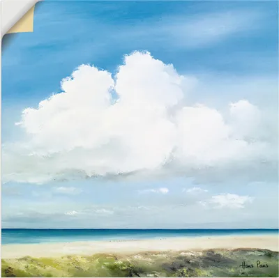 Produktbild von ARTland Wandbild, selbstklebend Landschaft II Größe: 70x70 cm