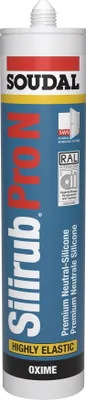 Immagine prodotto di Sigillante siliconico Silirub Pro N trasparente 300 ml